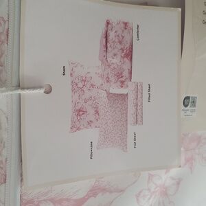 Pink Floral Bedding Set